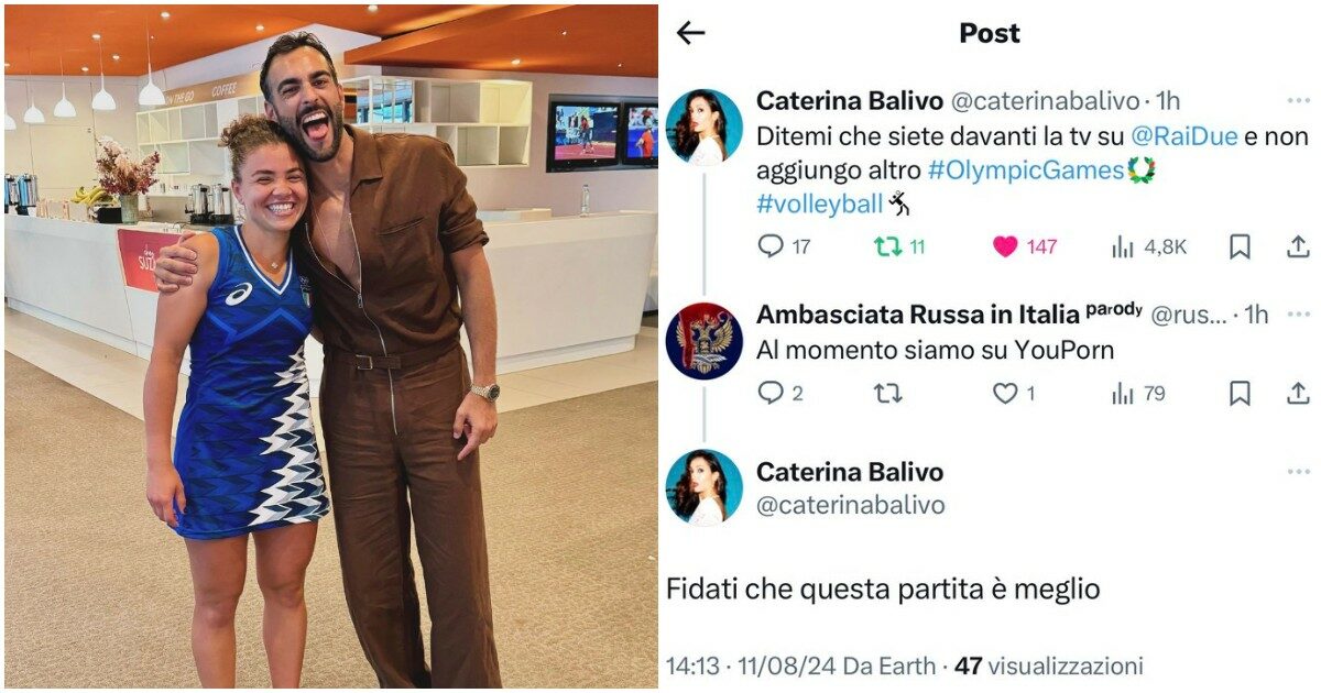 Da Marco Mengoni a Caterina Balivo: i vip pazzi per le Olimpiadi. E la conduttrice risponde a tono sui social: “Meglio di YouPorn”