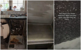 Copertina di “Non lasciate la lavastoviglie accesa durante la notte, abbiamo rischiato di morire”: il racconto di Simone è virale su TikTok