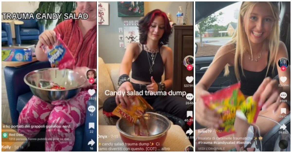 Trauma dumping, una caramella in più ad ogni nuova confessione: cos’è l'”insalata di dolci”, il nuovo trend tra la Gen Z. Ma gli esperti mettono in guardia