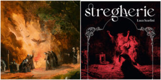 Copertina di Stregherie: la mostra pop con amuleti, manuali dell’occulto, stampe e litografie che ritraggono le “streghe” nel corso dei secoli