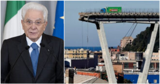 Copertina di Ponte Morandi, Mattarella: “Le responsabilità siano definitivamente accertate. Aver ricostruito il viadotto non è un’attenuante”