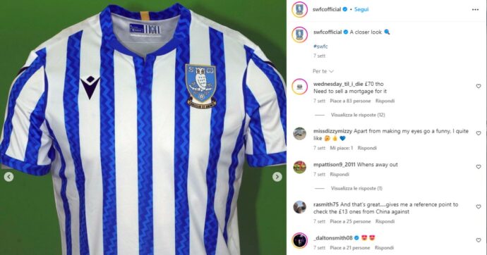 “Allo stadio con maglie non originali? Vi cacciamo”: la nuova politica dello Sheffield Wednesday per proteggere il proprio brand