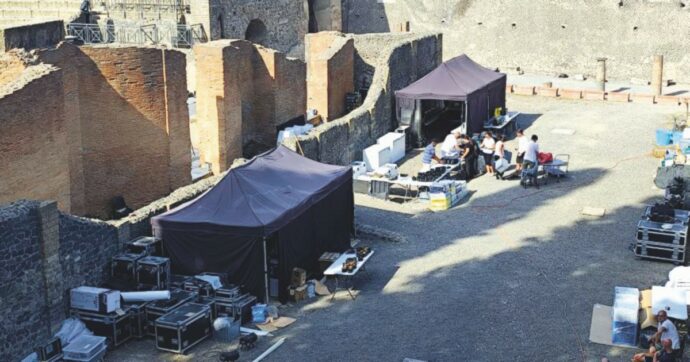 Madonna di Pompei. La “visita privata”  è cena, luci e musica