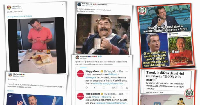 Trasporti, Ferragosto nero. Ma Salvini fa il food blogger