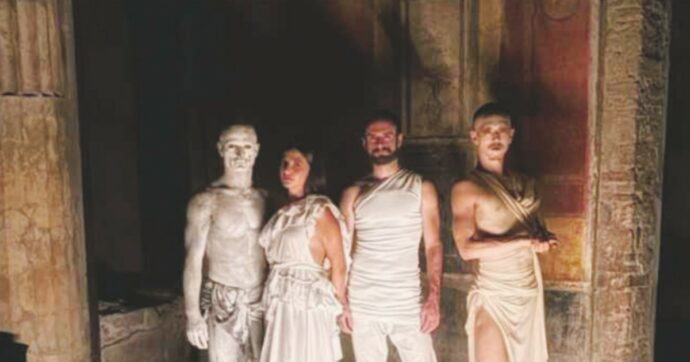 Le foto social  dell’esibizione privata per la star