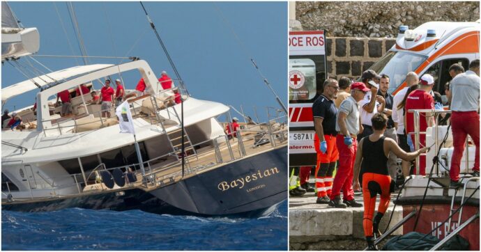 Barca a vela affonda a Palermo a causa di una tromba d’aria: recuperato un cadavere, sei persone disperse. Aperta un’inchiesta