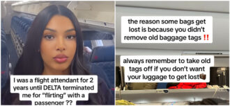 Copertina di “Non bevete caffè o tè caldo in aereo e non prendete ghiaccio. I vestiti? Niente tuta e felpa con cappuccio, ecco perché”: i trucchi dell’ex assistente di volo