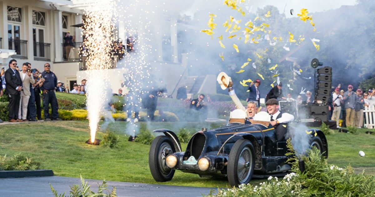 Una Bugatti Type 59 Sports trionfa al Concorso di Eleganza di Pebble ...