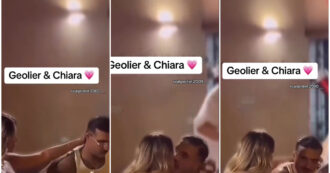 Copertina di Geolier e Chiara Frattesi sempre più vicini e spunta il video del bacio su TikTok: i due per ora restano in silenzio