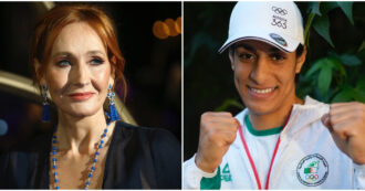 Copertina di JK Rowling ha cancellato 27 post su X contro Imane Khelif: è stata citata in giudizio dalla medaglia d’oro olimpica di pugilato femminile