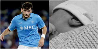 Copertina di “Il giorno più bello della mia vita”: il calciatore Khvicha Kvaratskhelia diventa papà per la prima volta. L’annuncio della nascita su Instagram