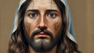Copertina di “Occhi azzurri, pelle bianca e barba curata”: l’intelligenza artificiale ricostruisce il vero volto di Gesù basandosi sull’immagine della Sindone di Torino