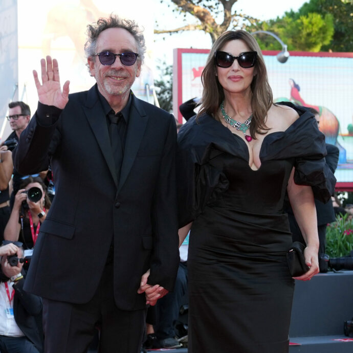 Monica Bellucci parla per la prima volta della rottura con Tim Burton