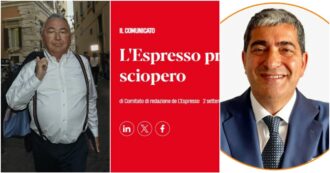 Copertina di L’Espresso, la redazione in sciopero contro editore e direttore: “Vogliamo garanzie occupazionali e un piano editoriale”