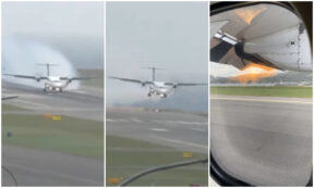 Copertina di “Abbiamo visto le scintille e il fumo, poi le fiamme”: terrore tra i passeggeri di un aereo durante l’atterraggio
