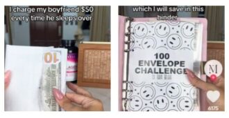 Copertina di “Ogni volta che il mio ragazzo si ferma a dormire da me gli chiedo 50 euro e poi uso il gruzzolo per fare molte cose”: il video su TikTok è virale