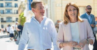 Copertina di Metsola e il marito lobbista. Per lei le regole non valgono