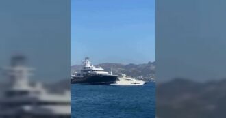 Copertina di Turchia, un megayacht si scontra contro un’imbarcazione più piccola: le immagini dell’impatto – Video