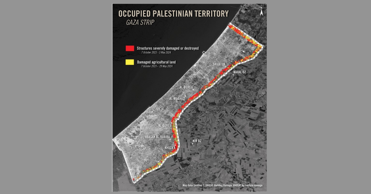 Distruzioni e demolizioni: la “zona cuscinetto” di Israele sul lato orientale di Gaza