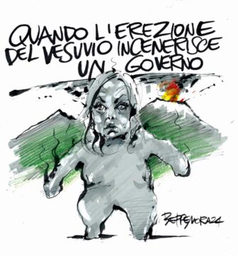 Copertina di La vignetta di Beppe Mora