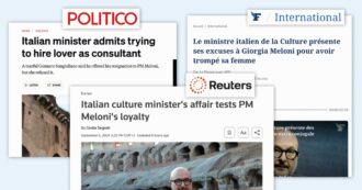 Copertina di Sangiuliano-Boccia, la figuraccia fa il giro del mondo: “Messo in ridicolo il governo”