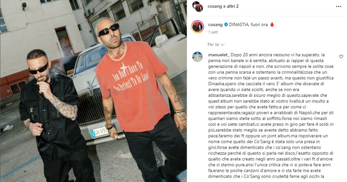 I Cosang sono tornati. Zero trap e tanto rap di denuncia, in ‘Dinastia’ non si piegano alle mode