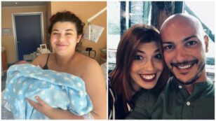 Copertina di Alfonso e Linda nonni a 37 e 38 anni, la figlia Asia mamma a 19 anni. Lui si sfoga: “Ho avuto un moto di rabbia, tutti lo sapevano tranne me”