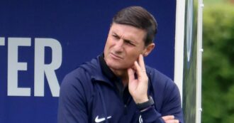 Copertina di “Toni confidenziali tra il vicepresidente Javier Zanetti e i capi della Curva Nord”