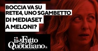 Copertina di Boccia va su Rete4, uno sgambetto di Mediaset a Meloni? Segui la diretta con Peter Gomez e Giacomo Salvini