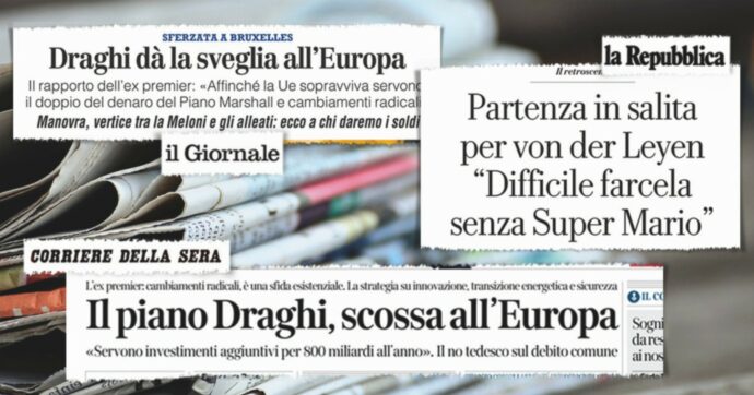 Copertina di Draghi fa la Storia (ma solo sui giornali)