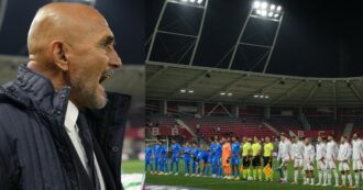 Copertina di Nations League, lo speaker lancia i cori per Israele durante il match con l’Italia: Spalletti è una furia. Cosa è successo