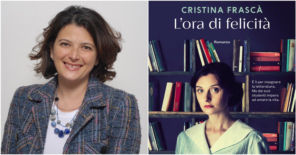 Riparte la scuola e torna in libreria Cristina Frascà con “L’ora di felicità” e la “sua” supplente che impara dagli studenti | L’estratto