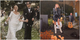 Copertina di Annalisa canta al matrimonio del suo ex fidanzato e autore Davide Simonetta. Chiara Ferragni testimone della sposa: “Sei la spalla su cui piangere”