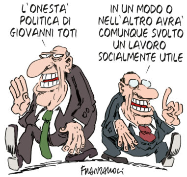 Copertina di La vignetta di Franzaroli