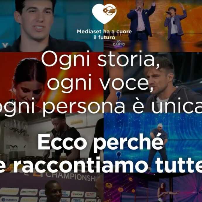 “Ogni storia, ogni voce, ogni persona è unica. Ecco perché le raccontiamo tutte”: Mediaset celebra il valore della diversità e l’inclusione (IL VIDEO)