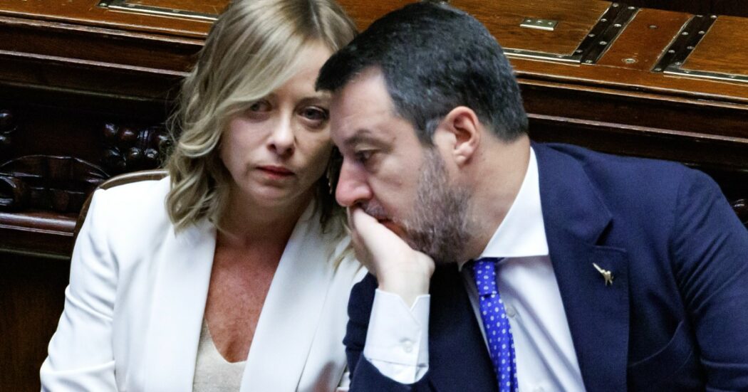 https://st.ilfattoquotidiano.it/wp-content/uploads/2024/09/15/meloni-salvini-1050x551.jpg