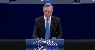 Copertina di Draghi e il futuro dell’Europa: “Siamo tutti in ansia. Rischiamo di diventare meno prosperi e quindi meno liberi” – Video