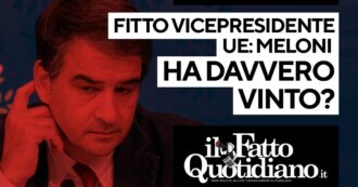 Copertina di Fitto vicepresidente Ue. Meloni ha davvero vinto? Segui la diretta