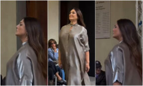 Copertina di “Oggi così”: Veronica Cozzani sfila alla Fashion Week sotto gli occhi emozionati delle figlie Belen e Cecilia Rodriguez