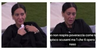 Copertina di “Come mai porto sempre un fazzoletto dentro al reggiseno? Da quando mi sono rifatta il naso non respiro”: Jessica Morlacchi e la confessione al Grande Fratello