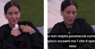 Copertina di “Come mai porto sempre un fazzoletto dentro al reggiseno? Da quando mi sono rifatta il naso non respiro”: Jessica Morlacchi e la confessione al Grande Fratello