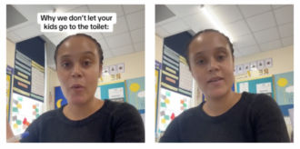 Copertina di “Non do il permesso di andare in bagno ai vostri figli per motivi ben precisi”: la maestra si sfoga su TikTok ma i genitori si infuriano