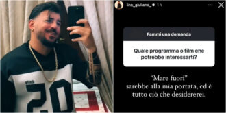 Copertina di “Mare Fuori è alla mia portata ed è tutto ciò che desidero”: dopo la squalifica al Grande Fratello, Lino Giuliano confessa il suo sogno più grande