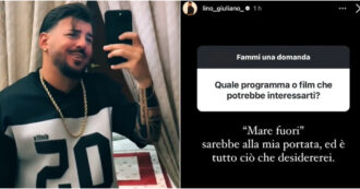 Copertina di “Mare Fuori è alla mia portata ed è tutto ciò che desidero”: dopo la squalifica al Grande Fratello, Lino Giuliano confessa il suo sogno più grande