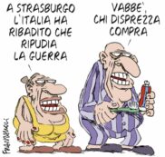 Copertina di La vignetta di Franzaroli