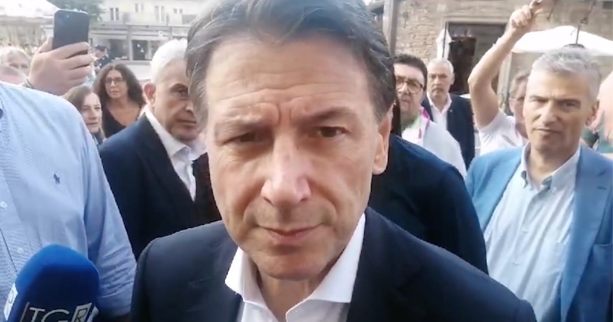 Conte alla Marcia della Pace di Assisi: “Grillo? Non sono in guerra con nessuno”