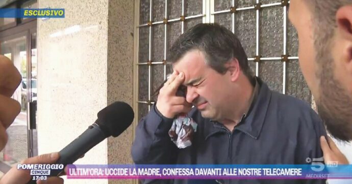 Donna strangolata, il figlio confessa in tv: “Mi è venuto d’istinto, non so come mai”