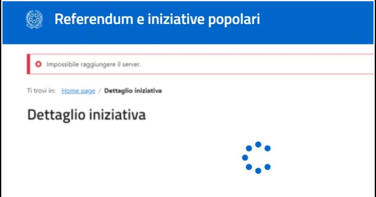 Referendum di cittadinanza, ko il sito del ministero per la raccolta firme: sono oltre 300mila, l’obiettivo è averne altre 200mila