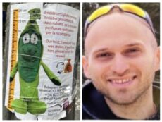 Copertina di “Ventimila euro a chi ci riporta il pupazzo-pisellino Goroshek, è simbolo del nostro amore”: l’annuncio della famiglia derubata a Trastevere è virale