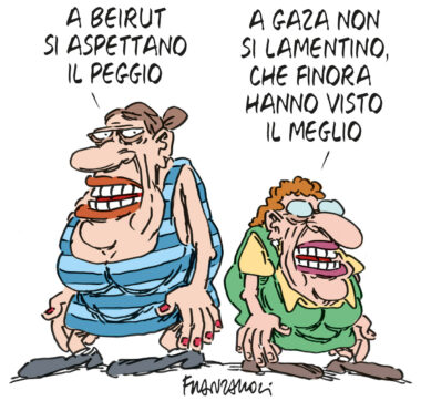 Copertina di La vignetta di Franzaroli